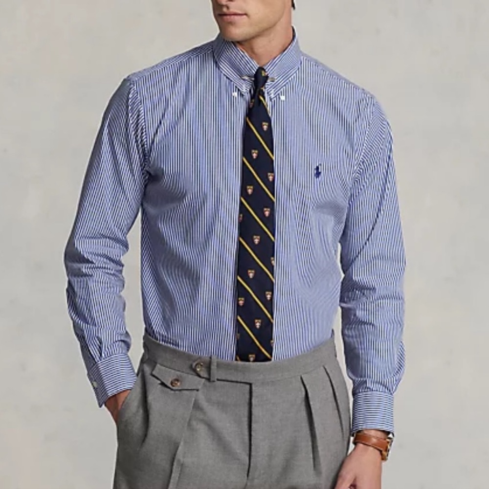Ralph Lauren Yarmouth Striped Shirt - Picture 9 of 9